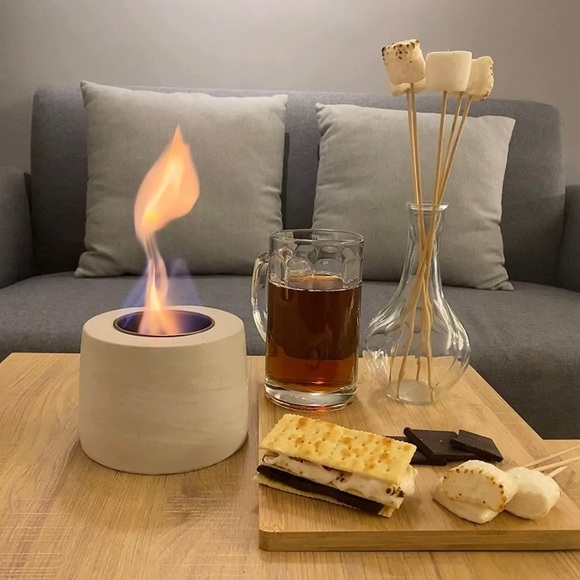 Mazalvy Other New Mavalzy Tabletop Fire Pit Concrete Mini Personal